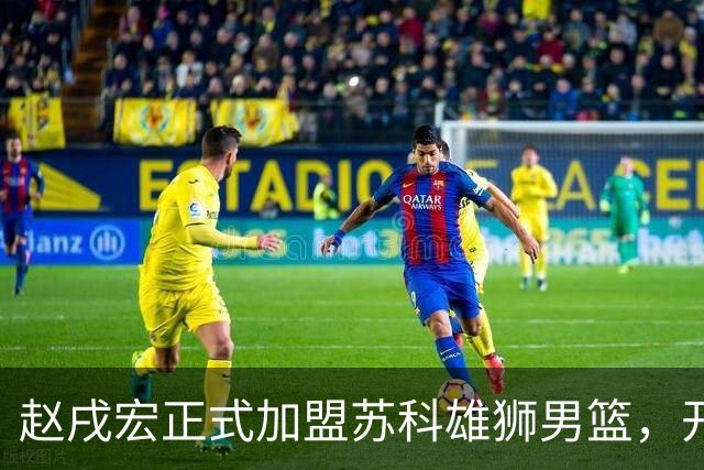 赵戌宏正式加盟苏科雄狮男篮，开启NBL新征程